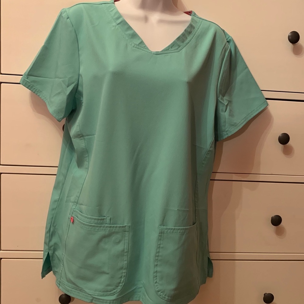 HeartSoul Scrub Top Mint Green